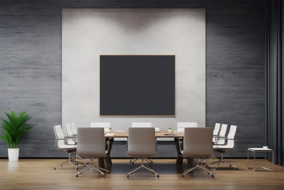 Elevating Corporate Aesthetics with a Glass Office Wall Board Background