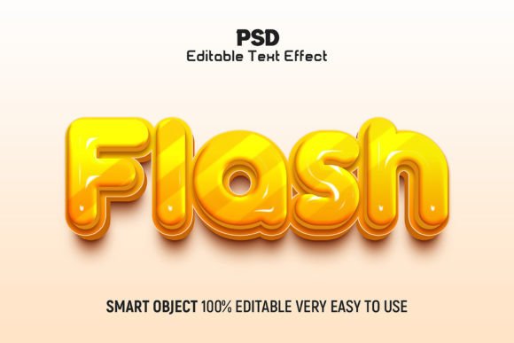 Flash 3D Editable Text Effect Style: Elevating Digital Design with Depth and Dimension