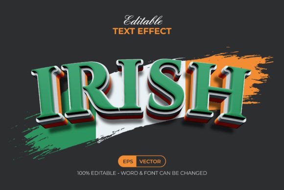 Irish 3D Text Effect Style: Strategic Visual Communication for Brand Impact
