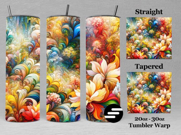 Mastering the Art of Custom Sublimation with Flower Tumbler Wrap PNG Designs