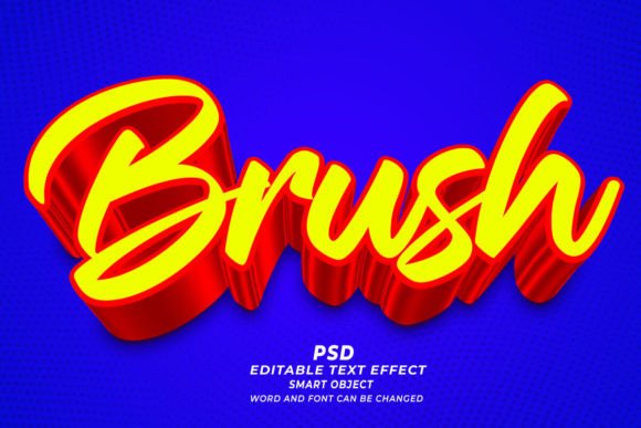 Mastering the Brush PSD 3D Editable Text Effect for Professional Design