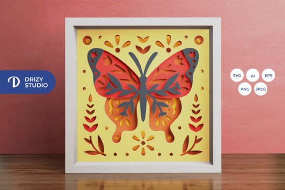 Mastering the Butterfly Folk Art 3D Shadow Box: A Guide to Precision and Presentation