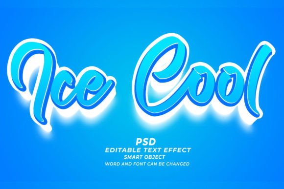 Mastering the Ice Cool PSD 3D Editable Text Effect for Professional Designs