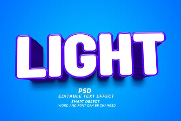 Mastering the Light PSD 3D Editable Text Effect for Professional Design