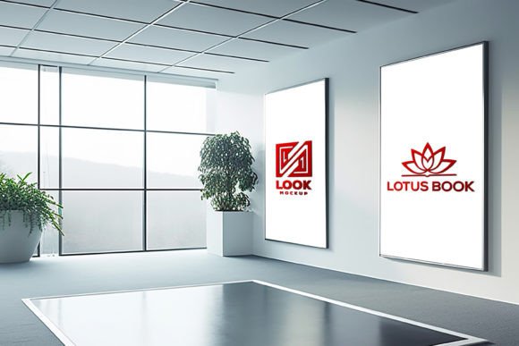 Mastering Visual Presentations with Glass Wall and Building Mockups